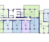 2-комн, 60 кв м, этаж 2/16 ул Новопортовская, 1А/1